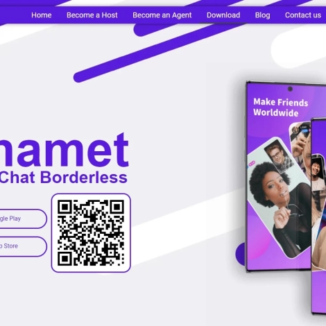 Downloading the Chamet application.